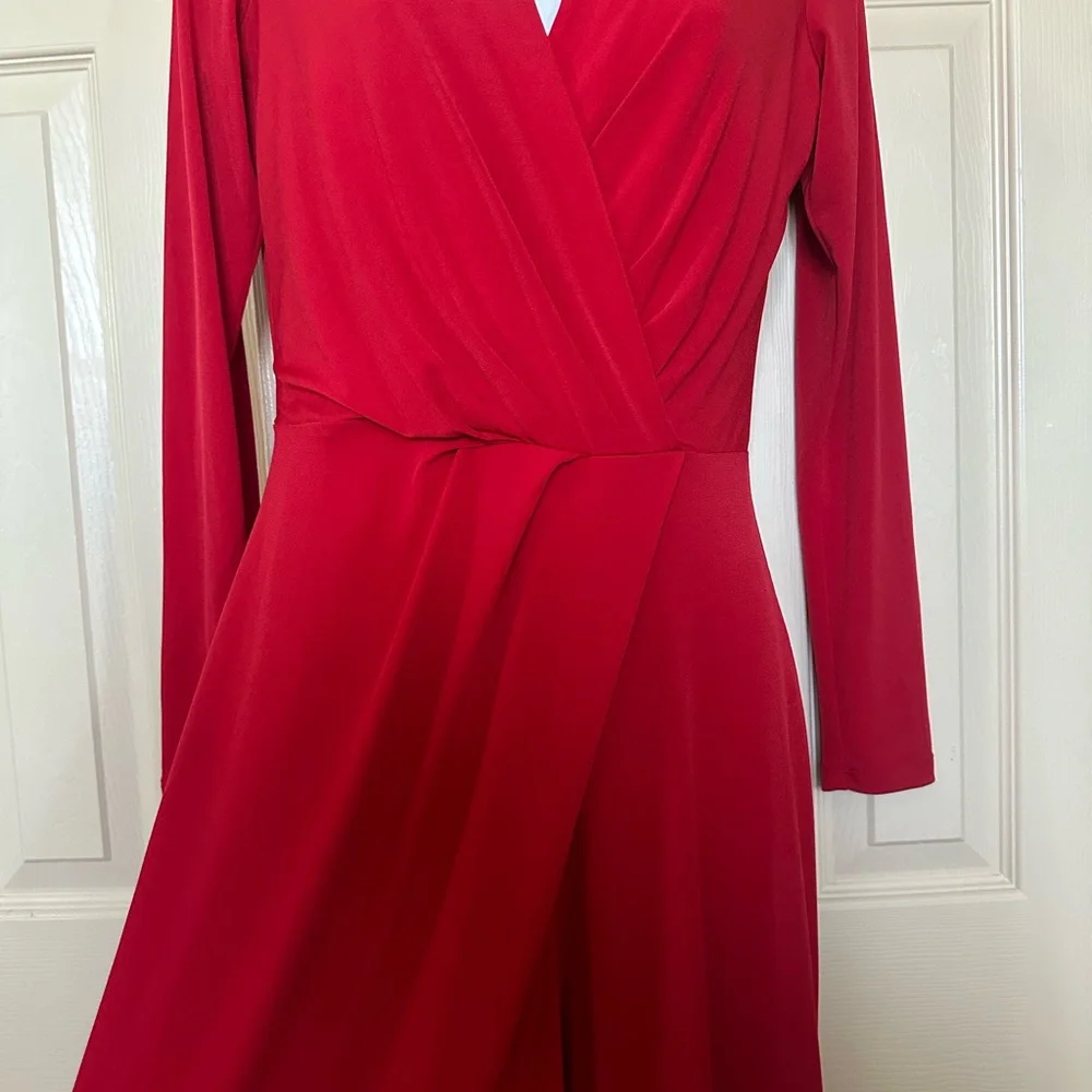 Elegant Red Jumpsuit by EX Coast Red Jumpsuit Size 6 - Picture 9 of 14